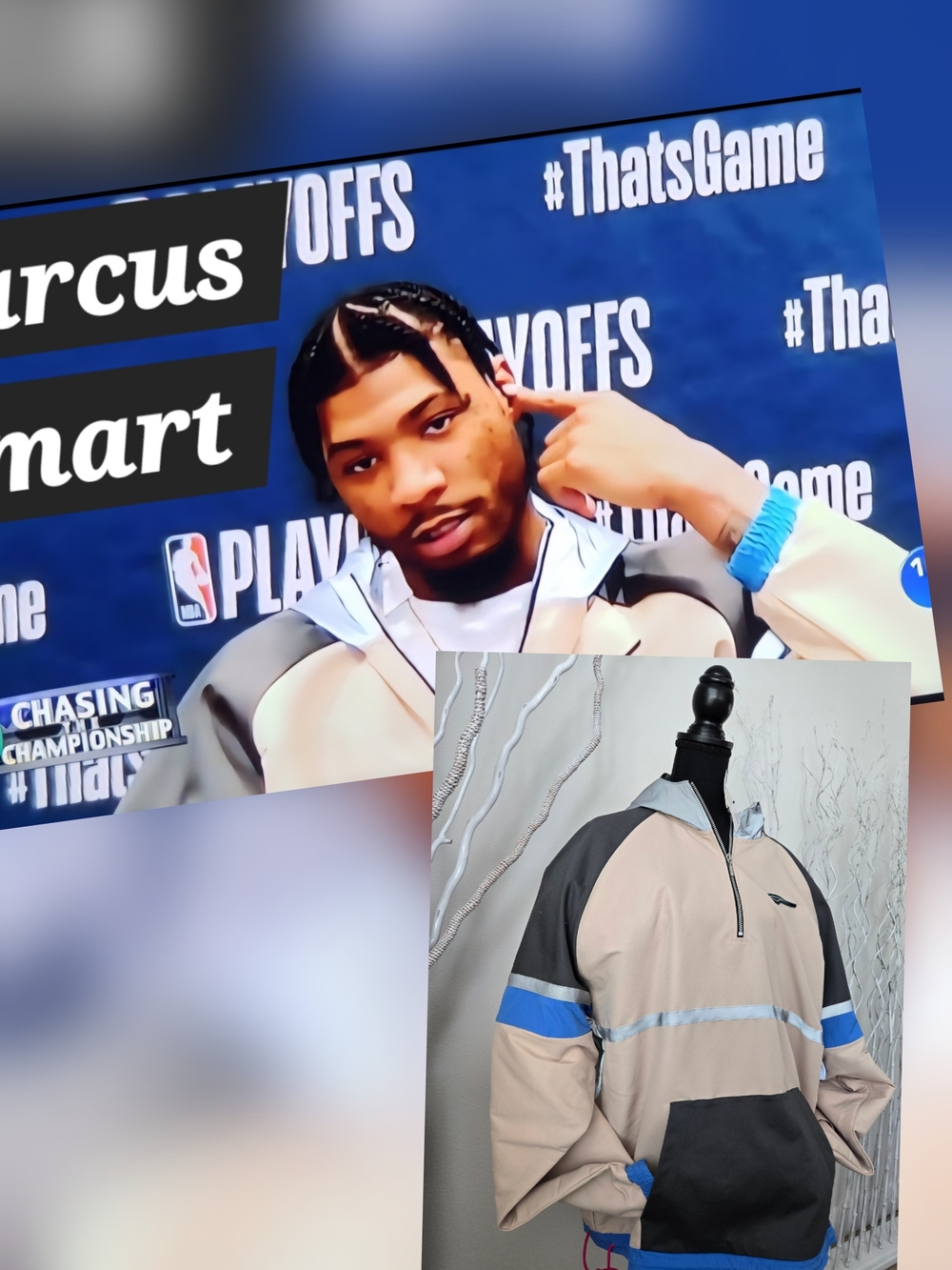 🚨🚨WOW‼️VINTAGE BRAND NEW WITH TAGS‼️ RHUDE PUMA PULLOVER BY MARCUS SMART #NBA